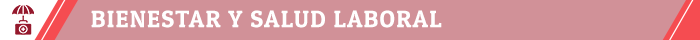 BIENESTAR Y SALUD LABORAL